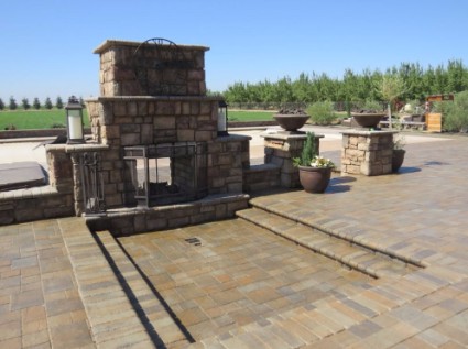 an image of a masonry pillar project in antelope, ca