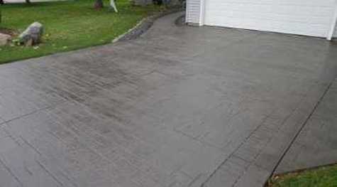 This is an image of stamped driveway made in granite bay california