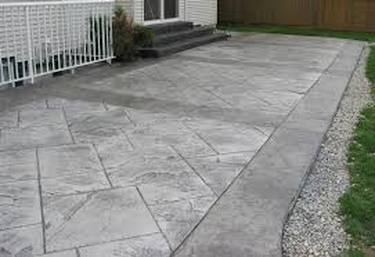 This is an image of a project of stamped driveway in granite bay california
