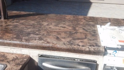 picture of an outdoor kitchen countertop