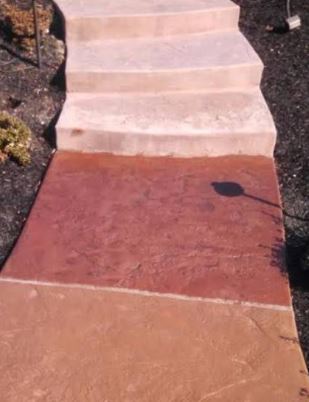 an image of a stone walkway project in El Dorado Hills, CA